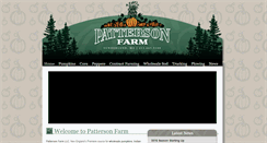 Desktop Screenshot of pattersonfarmllc.com
