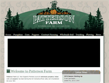Tablet Screenshot of pattersonfarmllc.com